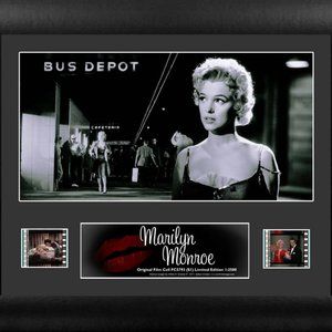 Marilyn Monroe Vintage 35mm Film Cell Display Framed 11x13 Classic Imagery NEW